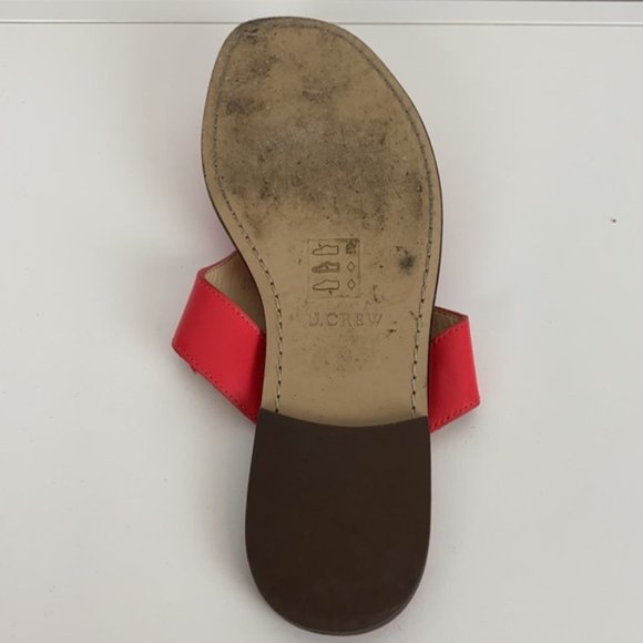J.Crew 8 Poppy Pink Playa Thong Sandals - Picture 16 of 16